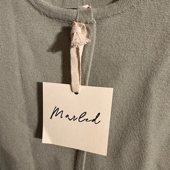 Marled Button Down Cardigan/Jacket. Sage color. Size XS - Picture 6 of 8